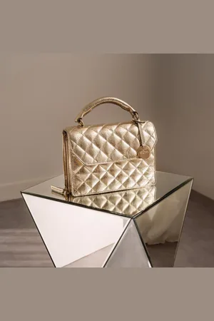 MŌSZ Leren dames handtas - quilted - Kris L