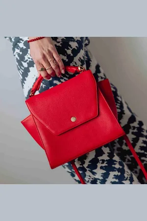 MŌSZ Leren dames handtas - - Phoebe