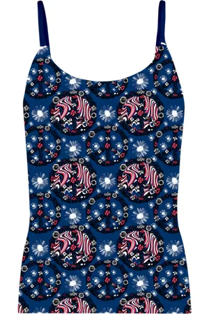 Muchachomalo Dames 1-pack Singlet Flower Power