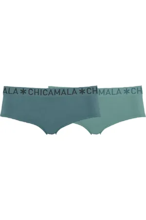 Muchachomalo Ladies 2-pack hipster Solid