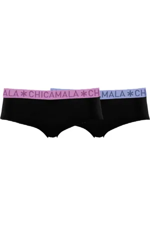 Muchachomalo Ladies 2-pack hipster Solid