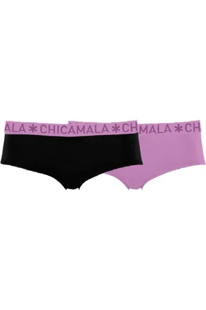 Muchachomalo Ladies 2-pack hipster Solid