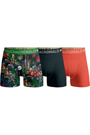 Muchachomalo Boys 3-Pack Boxer Shorts Print/Solid