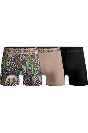 Muchachomalo Boys 3-Pack Boxer Shorts Print/Solid