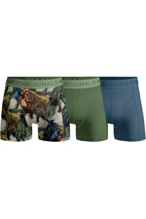 Muchachomalo Boys 3-Pack Boxer Shorts Print/Solid