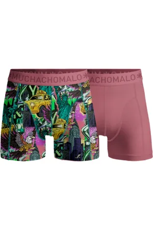 Muchachomalo Boys 2-Pack Boxer Shorts Print/Solid