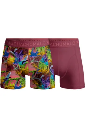 Muchachomalo Boys 2-Pack Boxer Shorts Print/Solid