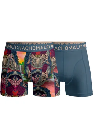 Muchachomalo Boys 2-Pack Boxer Shorts Print/Solid