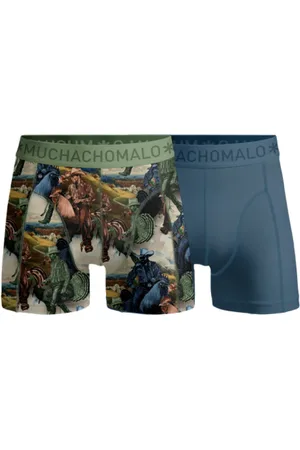 Muchachomalo Boys 2-Pack Boxer Shorts Print/Solid