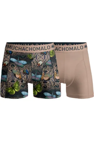 Muchachomalo Boys 2-Pack Boxer Shorts Print/Solid
