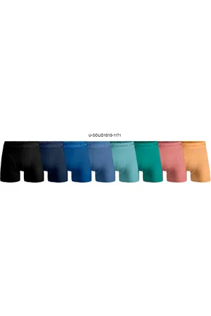 Muchachomalo Men 8-Pack Boxer Shorts Solid