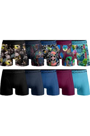 Muchachomalo Men 10-Pack Boxer Short Print/Solid