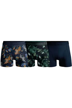Muchachomalo Men 3-Pack Boxer Shorts Print/Solid