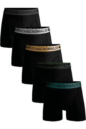 Muchachomalo Men 5-Pack Boxer Shorts Solid