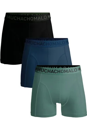 Muchachomalo Men 3-Pack Boxer Shorts Solid