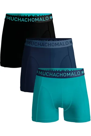 Muchachomalo Men 3-Pack Boxer Shorts Solid