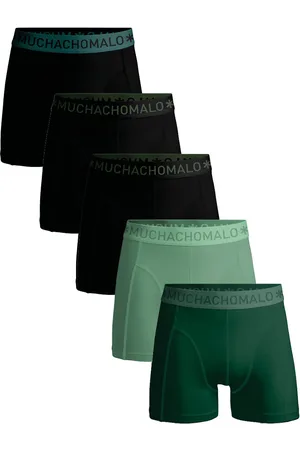 Muchachomalo Men 5-Pack Boxer Shorts Solid