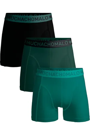 Muchachomalo Men 3-Pack Boxer Shorts Solid