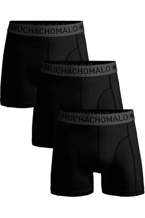 Muchachomalo Men 3-Pack Boxer Shorts Solid