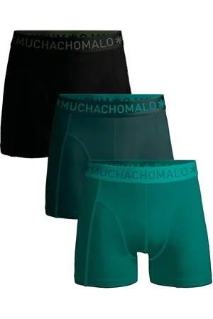 Muchachomalo Men 3-Pack Boxer Shorts Solid