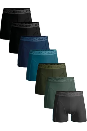Muchachomalo Men 7-Pack Boxer Shorts Solid