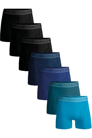 Muchachomalo Men 7-Pack Boxer Shorts Solid