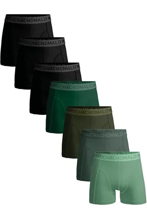 Muchachomalo Men 7-Pack Boxer Shorts Solid