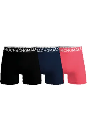 Muchachomalo Boys 3-pack Boxer Shorts Microfiber Solid