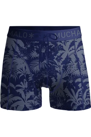Muchachomalo Jongens Strakke Zwembroek Print Blauw
