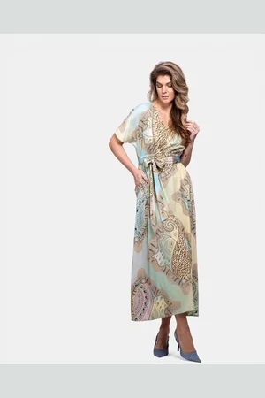 MUCHO GUSTO Jurk Lago Maggiore Paisley Leopard
