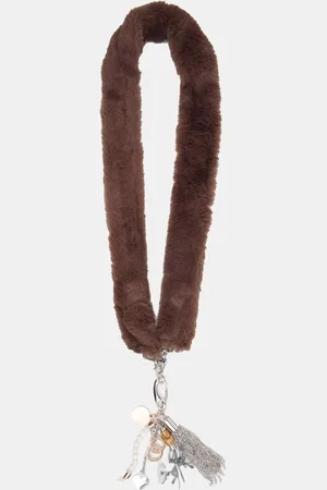 MUCHO GUSTO Bruine Elegante Nepbond Ketting
