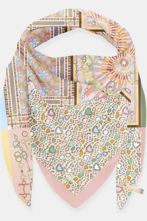 MUCHO GUSTO ® Sjaal St. Tropez Lightcolors Hart Patchwork