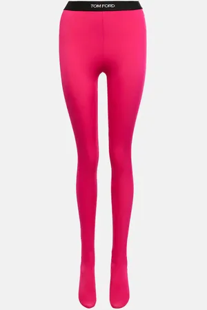 Logo nylon leggings