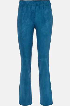 Stouls Cherilyn high-rise suede flared pants Stouls