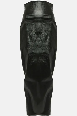 Rick Owens Cotton-blend maxi skirt