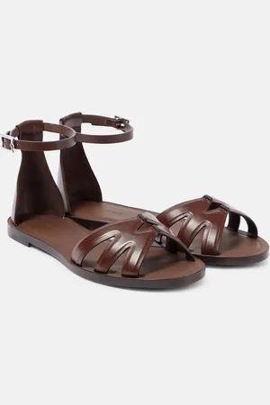 Max Mara Doublefla leather sandals