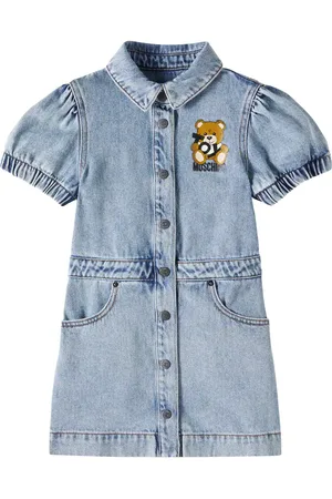 Moschino Teddy Bear denim dress