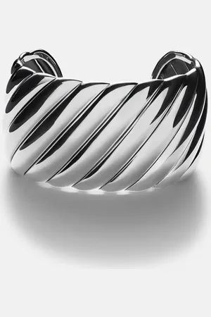 David Yurman Sculpted Cable sterling cuff bracelet