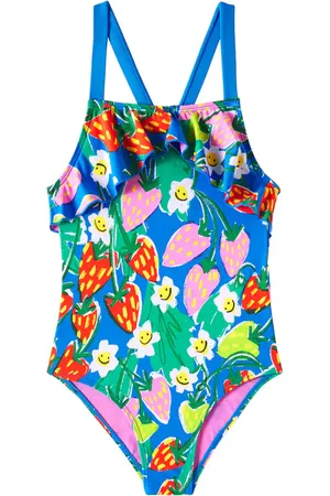 Stella McCartney Floral ruffled swimsuit