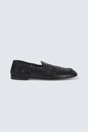 Dolce & Gabbana Woven leather loafers