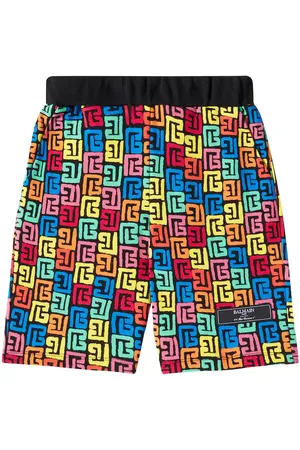 Balmain Monogram cotton jersey shorts