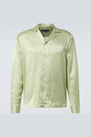 Frescobol Carioca Safra printed silk shirt