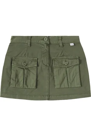 Il gufo Cotton gabardine skirt