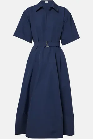 Simkhai Deanna belted faille midi dress