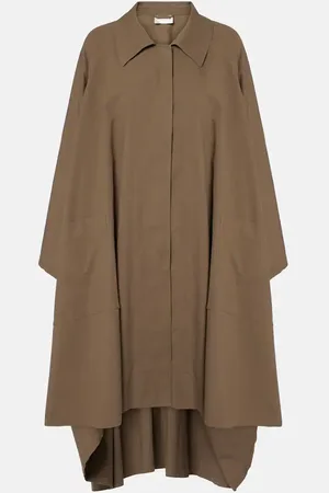 The Row Leins cotton poplin coat