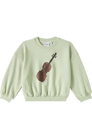 Mini Rodini Violin cotton jersey sweatshirt