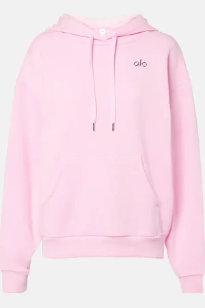 alo Accolade cotton-blend hoodie