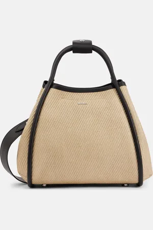 Max Mara Marine Small raffia tote bag