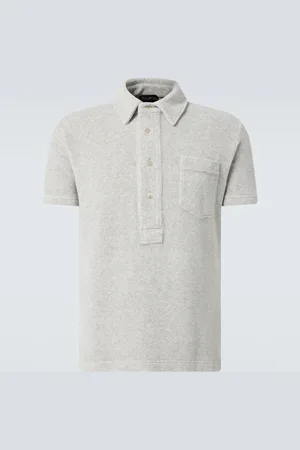 Tom Ford Cotton-blend terry polo shirt