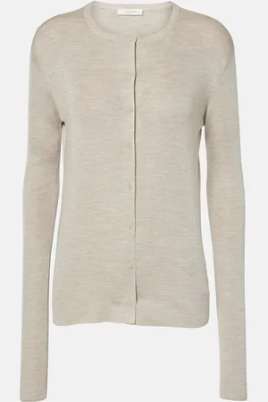 The Row Josette silk cardigan